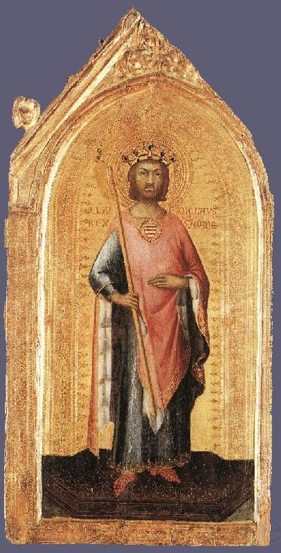 Simone Martini St Ladislaus, King of Hungary Spain oil painting art